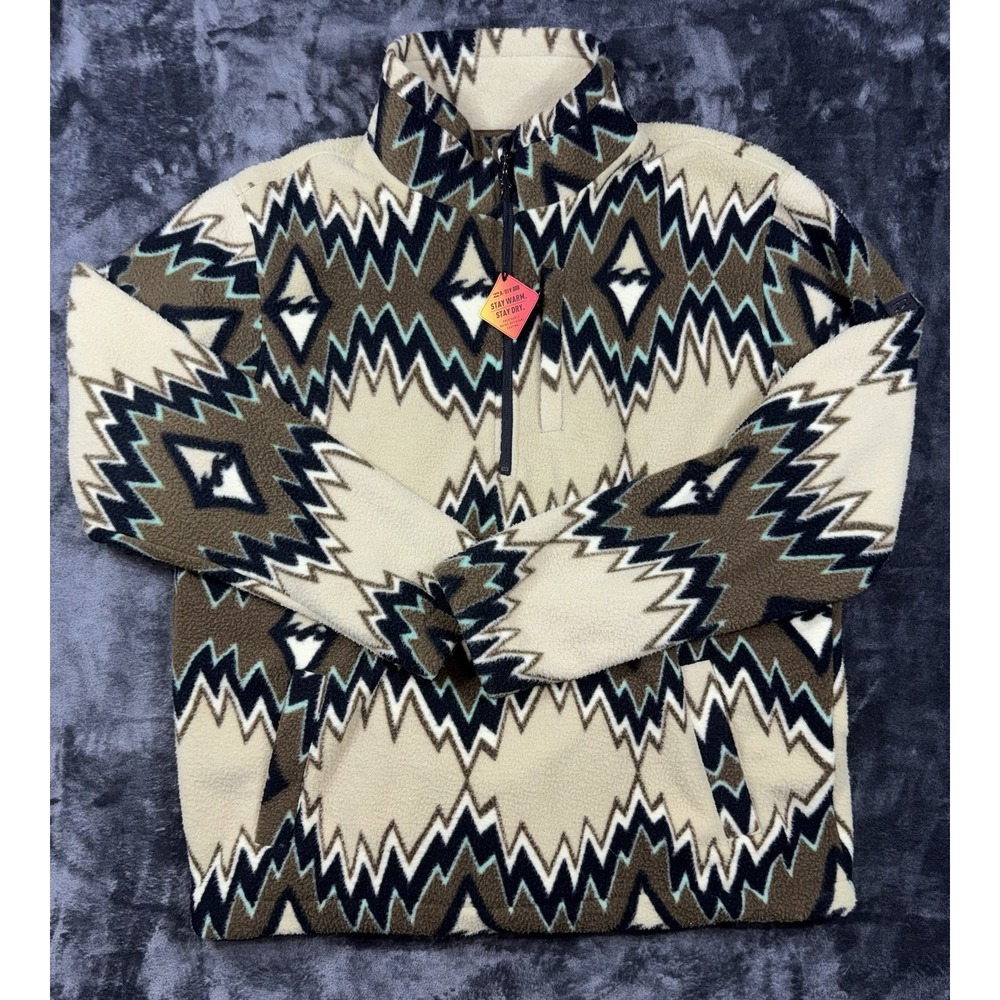 Billabong A/Div Men's XL Aztec Fleece 1/2 Zip Pullover Adventure Division NWT